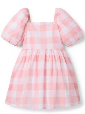 Janie and Jack - Gingham Puff Sleeve Dress